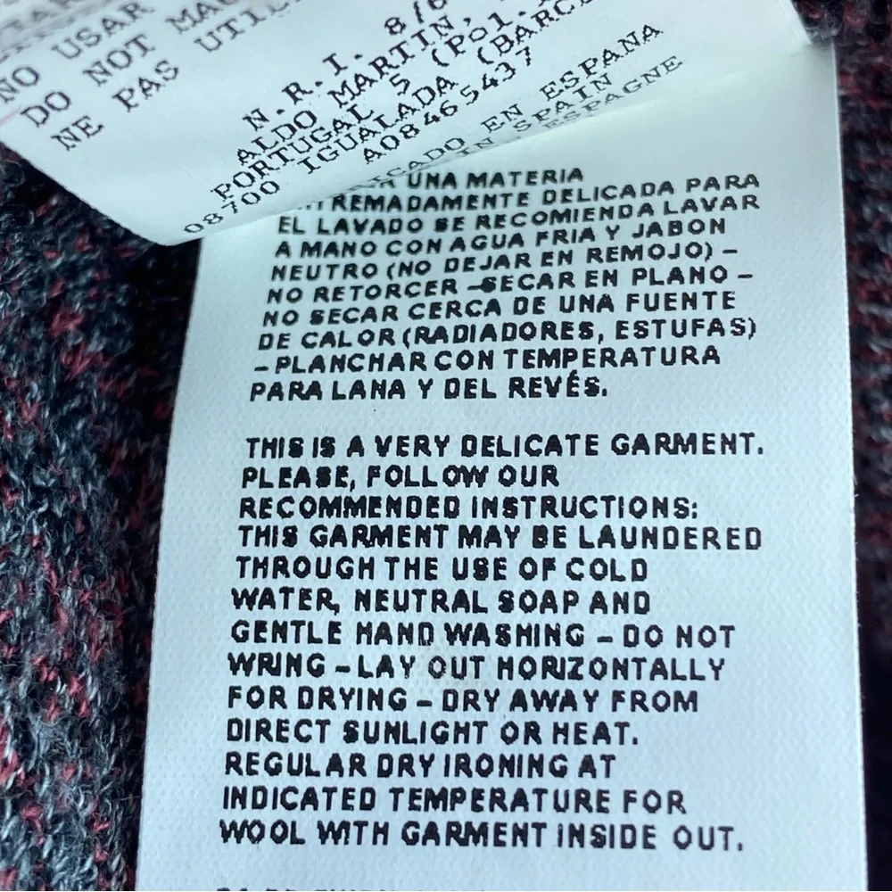 Aldomartins Anthropologie Sweater Jacket US Size 10 - Picture 5 of 7